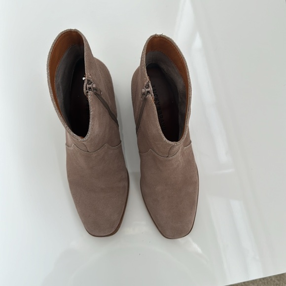 Lucky Brand real suede tan booties - Picture 2 of 4